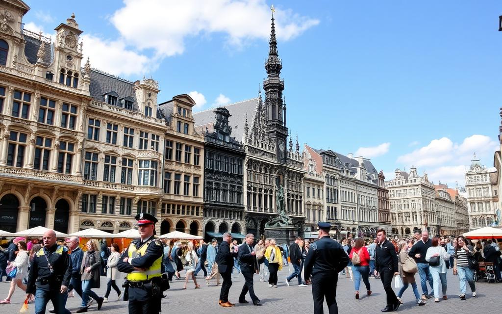 Brussels tourist security