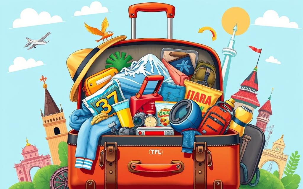 Destination-specific packing for international travel