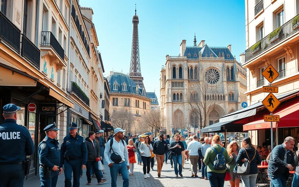 Is Paris safe during peak tourist season