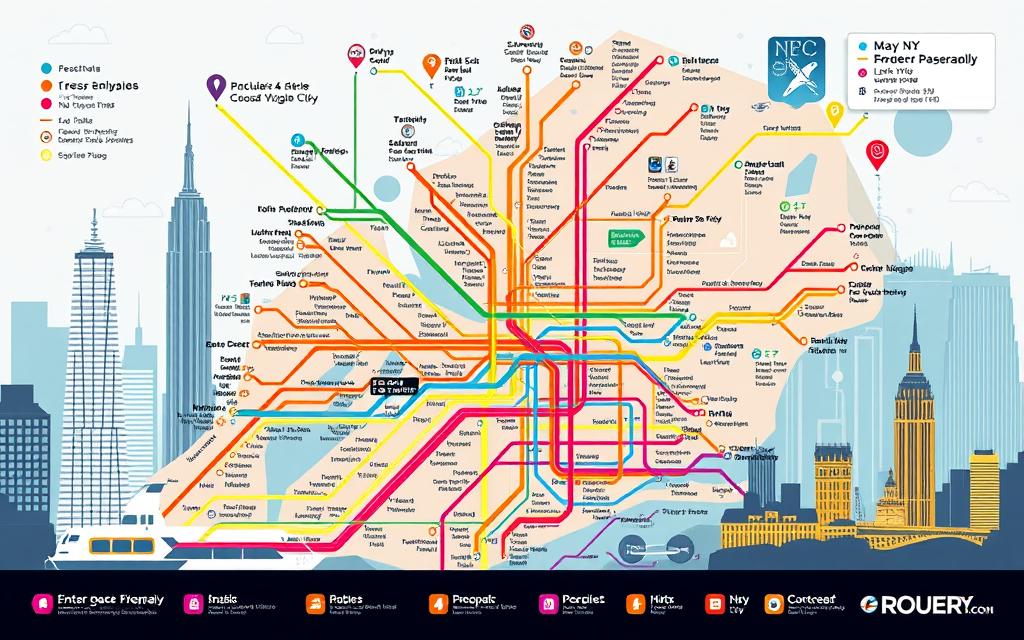 NYC subway map for budget-friendly travel