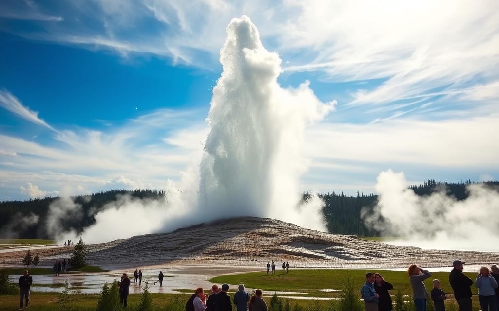 Old Faithful Geyser Eruption