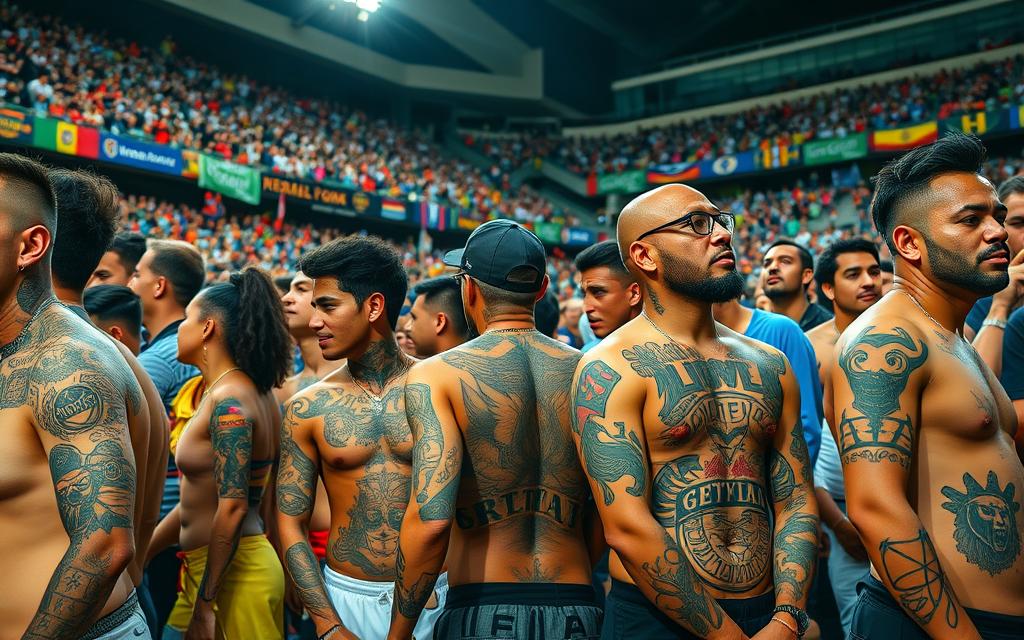 body art in football culture