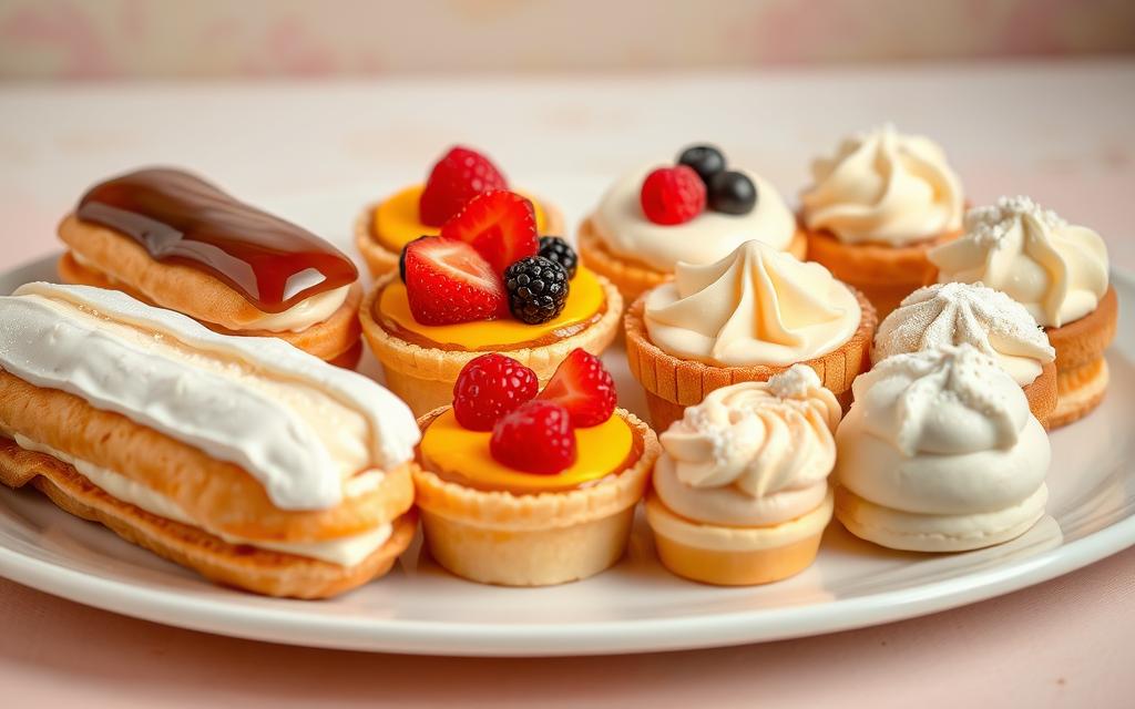 cream-based pastries