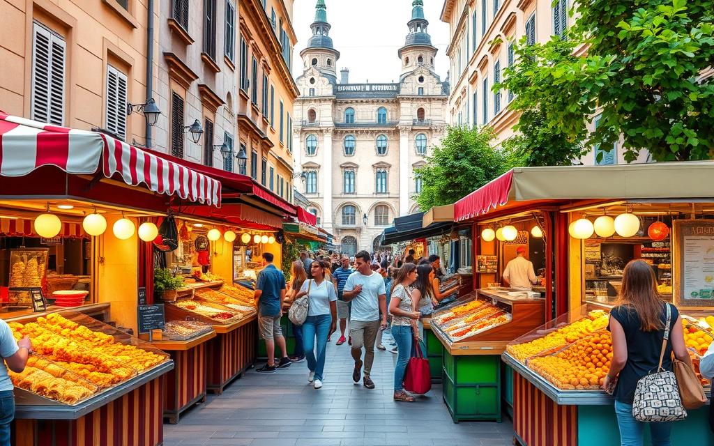 economical european travel ideas for street food