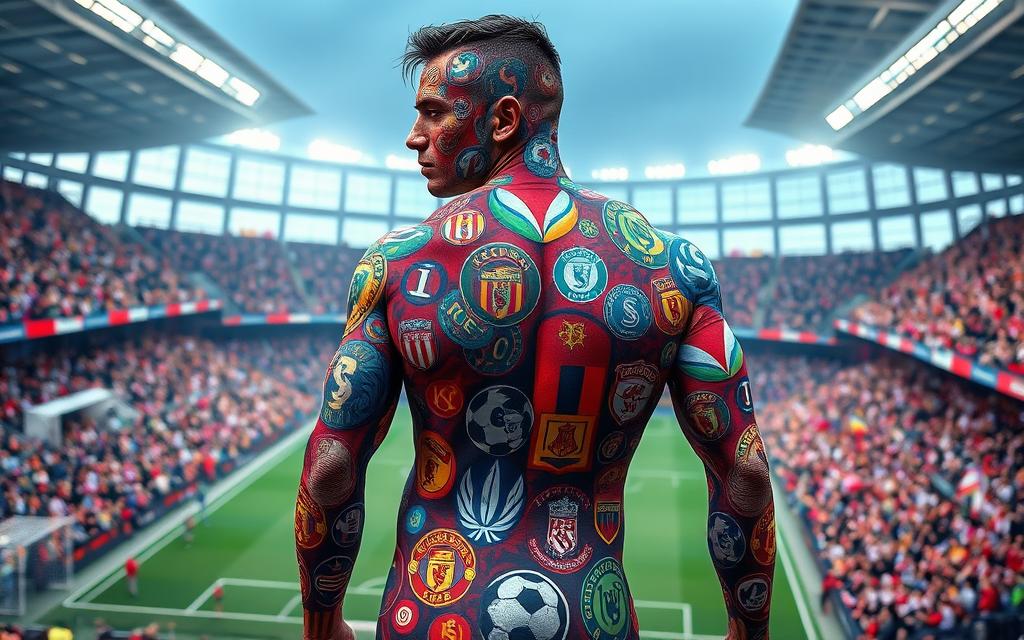 football body art