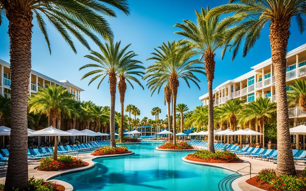 lagoon pool at The Palms of Destin Resort & Conference Center