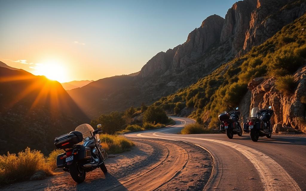 motorcycle tour in the western United States