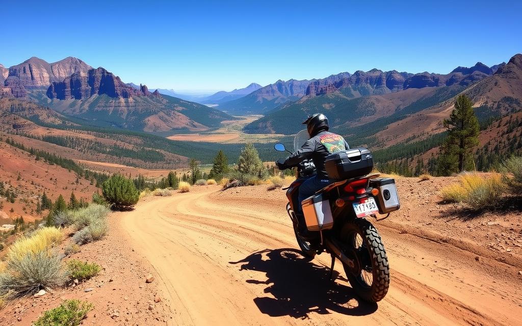 off road motorcycle trip USA