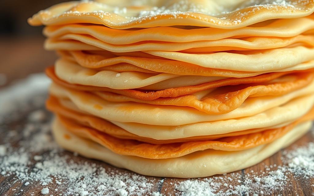 puff pastry layers