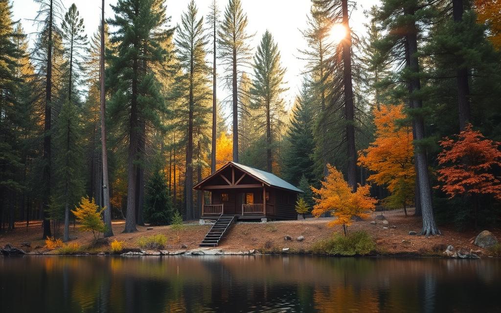 secluded cabins