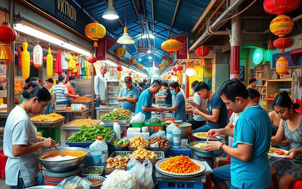 street food hygiene in Vietnam