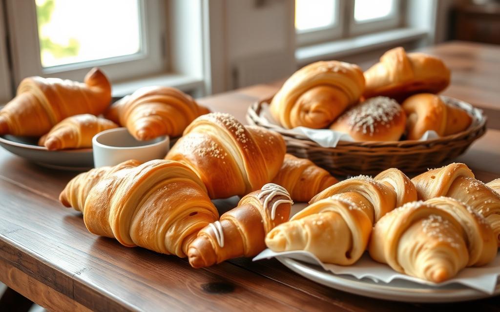 traditional french morning pastry