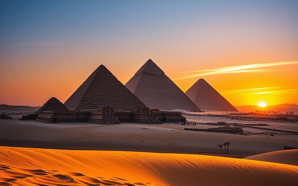 Top Tourist Attractions Pyramids of Giza, Egypt