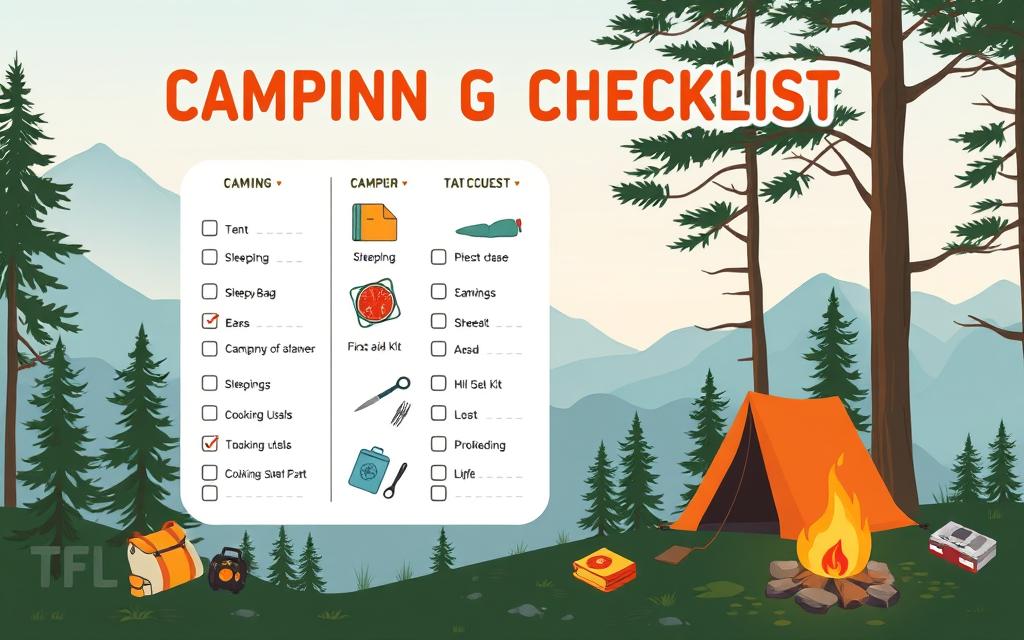 camping packing checklist