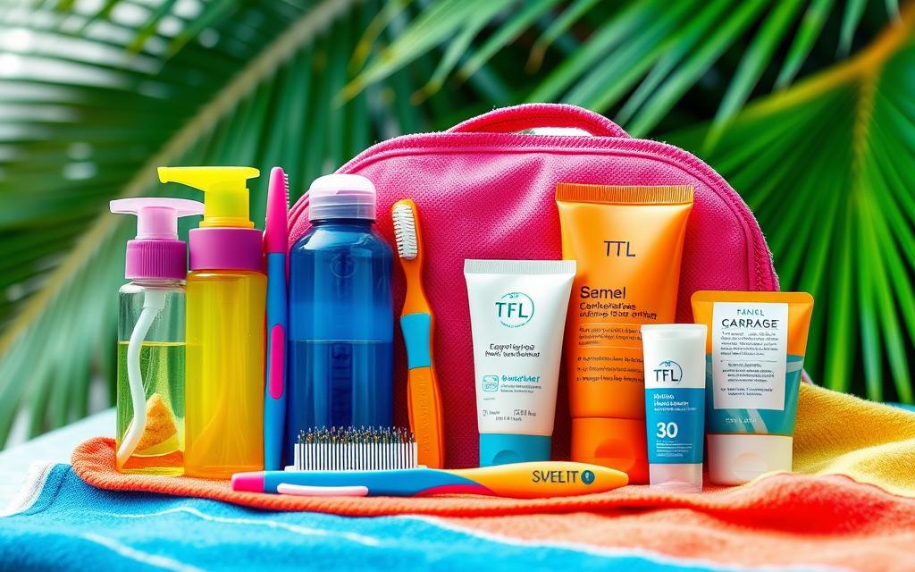 family travel essentials toiletries