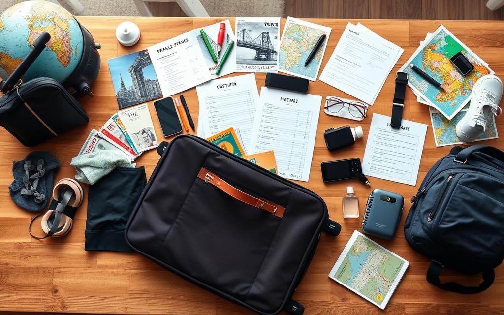 travel checklist packing